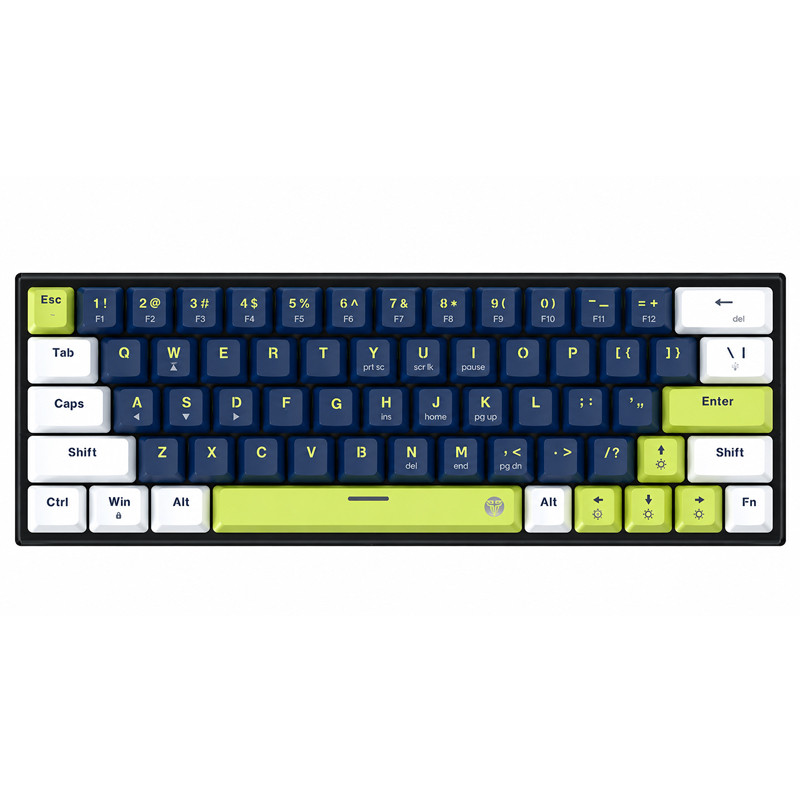 Clavier Gamer Mécanique Fantech ATOM63 MK874V2 Bleu en Tunisie
