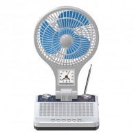 Radio Portable Et Ventilateur XB-973C Blanc