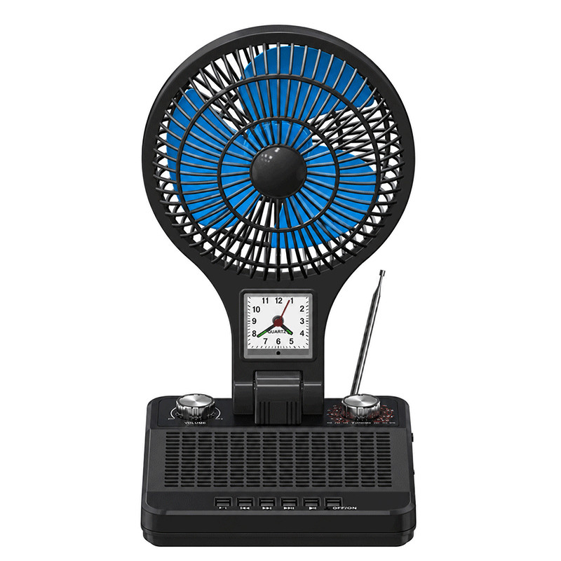 Radio Portable Et Ventilateur XB-973 Noir en Tunisie