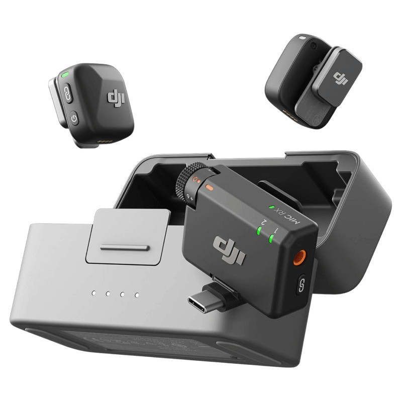 Microphone Cravate Sans Fil DJI Mic Mini Noir en Tunisie