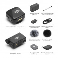 Microphone Cravate Sans Fil DJI Mic Mini Noir en Tunisie