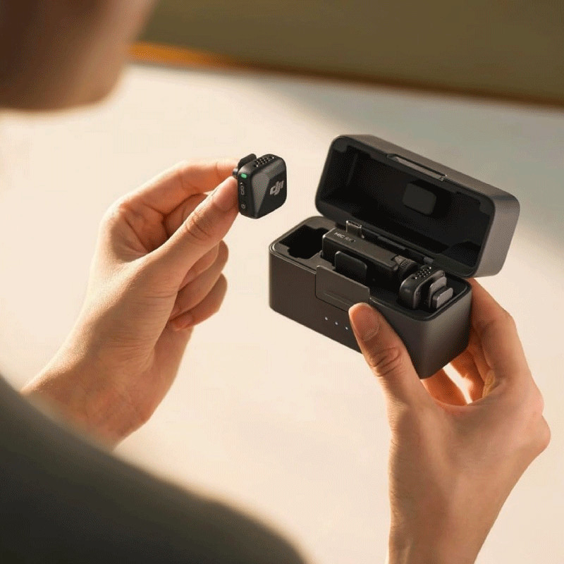 Microphone Cravate Sans Fil DJI Mic Mini Noir en Tunisie