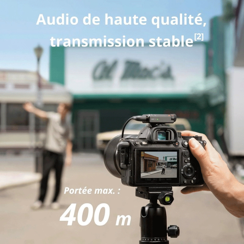 Microphone Cravate Sans Fil DJI Mic Mini Noir en Tunisie