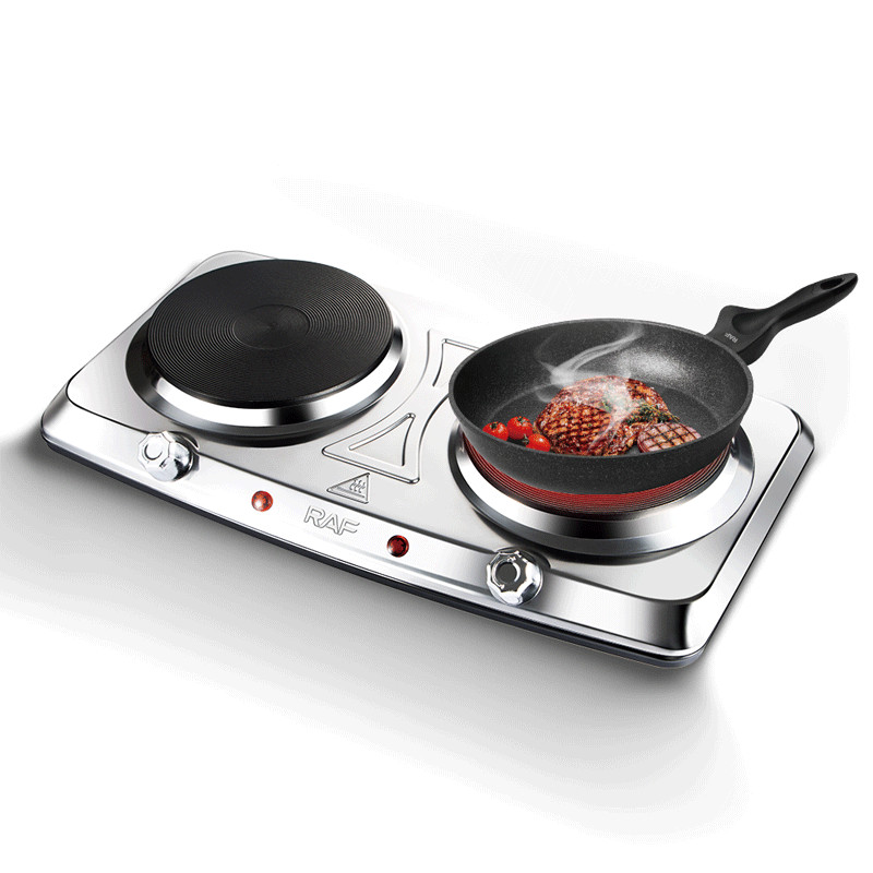 Plaque de Cuisson Électrique Raf R-8205 2000W Silver en Tunisie