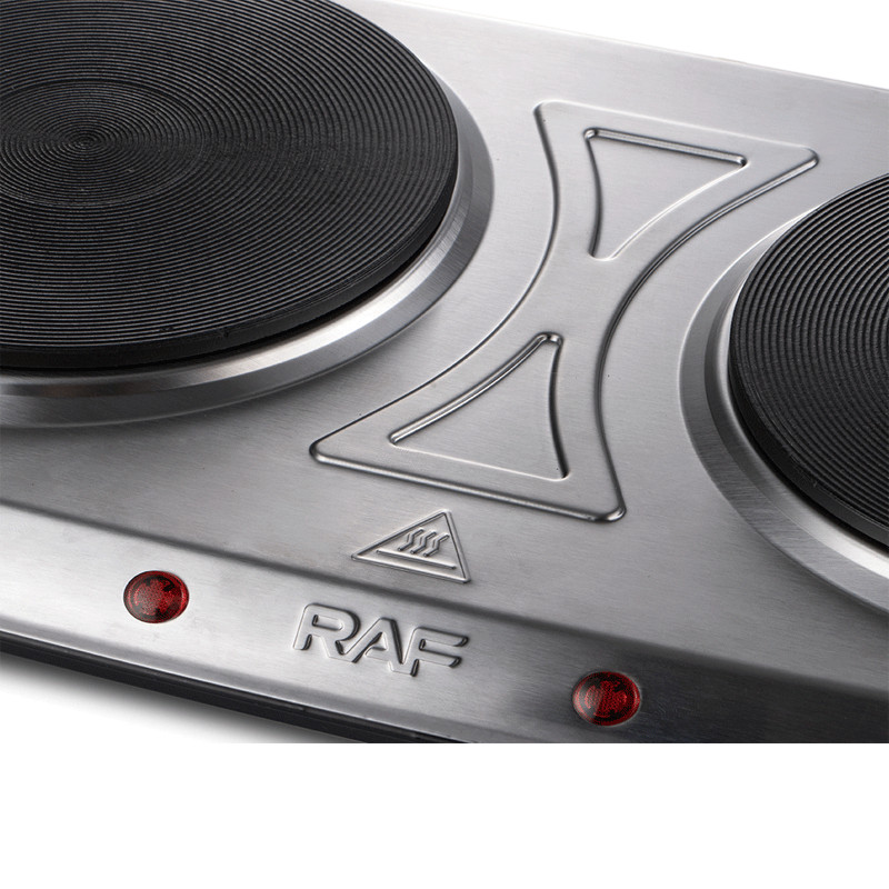 Plaque de Cuisson Électrique Raf R-8205 2000W Silver en Tunisie