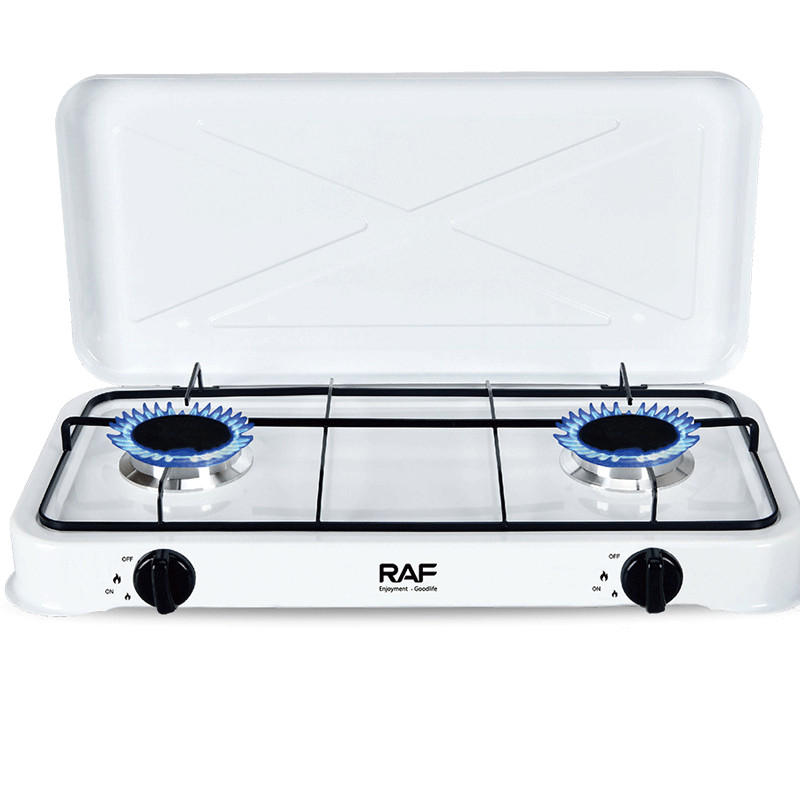 Réchaud à Gaz Raf R-8504 2 Feux Blanc en Tunisie