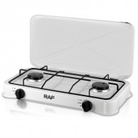 Réchaud à Gaz Raf R-8504 2 Feux Blanc en Tunisie