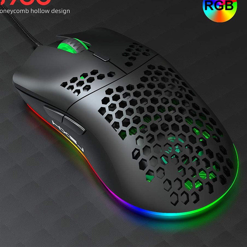 Souris Gamer HXSJ J900 Noir En Tunisie