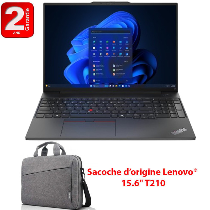 Pc Portable Lenovo ThinkPad E16 G3 Ultra 7 16Go 512Go SSD Windows 11 Pro En Tunisie