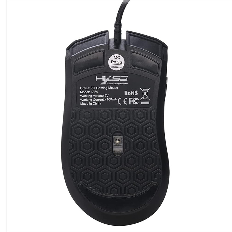 Souris Gamer HXSJ A869  Noir En Tunisie