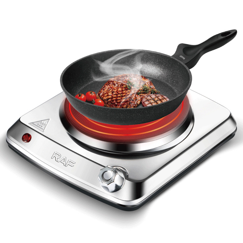Plaque de Cuisson Électrique Raf R-8204 1000W Silver en Tunisie