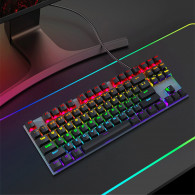 Clavier Gamer Mécanique T-WOLF T18 RVB Noir en Tunisie