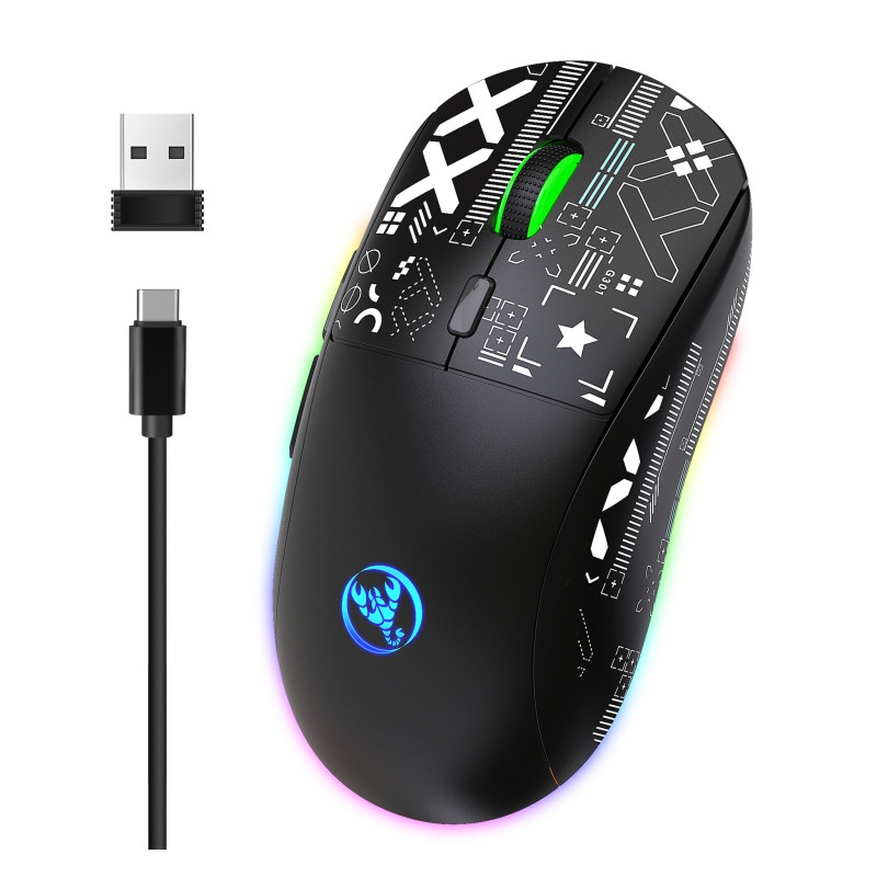 Souris Gamer HXSJ T90 Noir En Tunisie