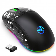 Souris Gamer HXSJ T90 Noir En Tunisie