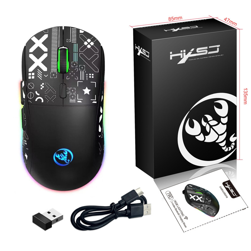 Souris Gamer HXSJ T90 Noir En Tunisie