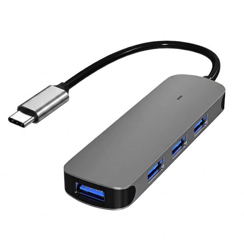Hub USB-C 4en1 Blisbond DS02 4 ports en Tunisie