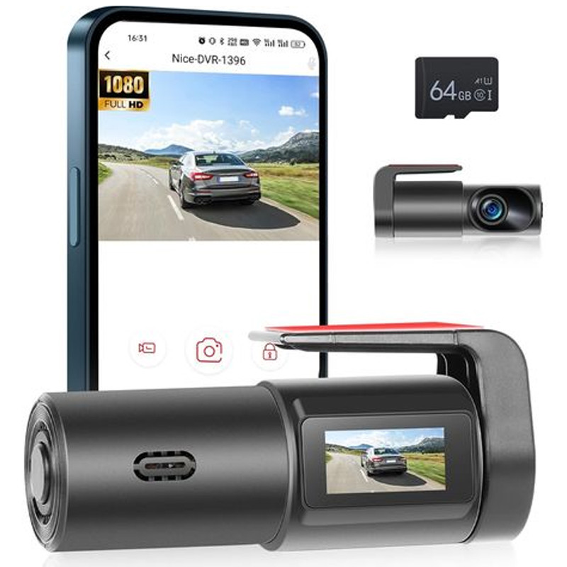 Dash Cam Blisbond K8 Pour Voiture Noir en Tunisie