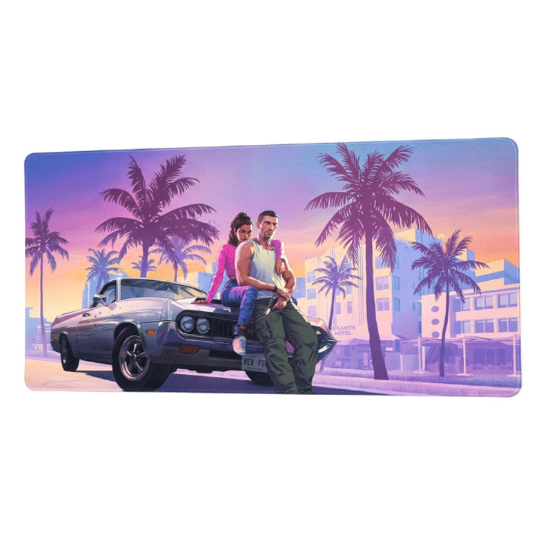 Tapis de Souris Gamer Grand Theft Auto (GTA 6) Voiture XXL Assorties en Tunisie