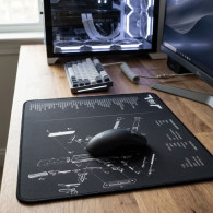 Tapis de Souris Gamer Schema 1911 XL Noir en Tunisie