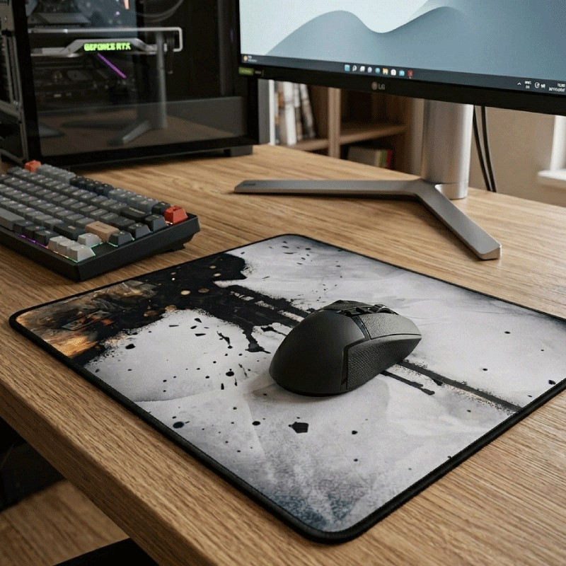Tapis de Souris Gamer Sniper XL Gris en Tunisie