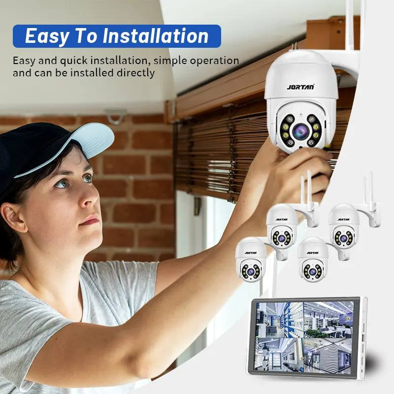 Kit de Surveillance Jortan NVR + 8 Caméras Externes 2MP en Tunisie