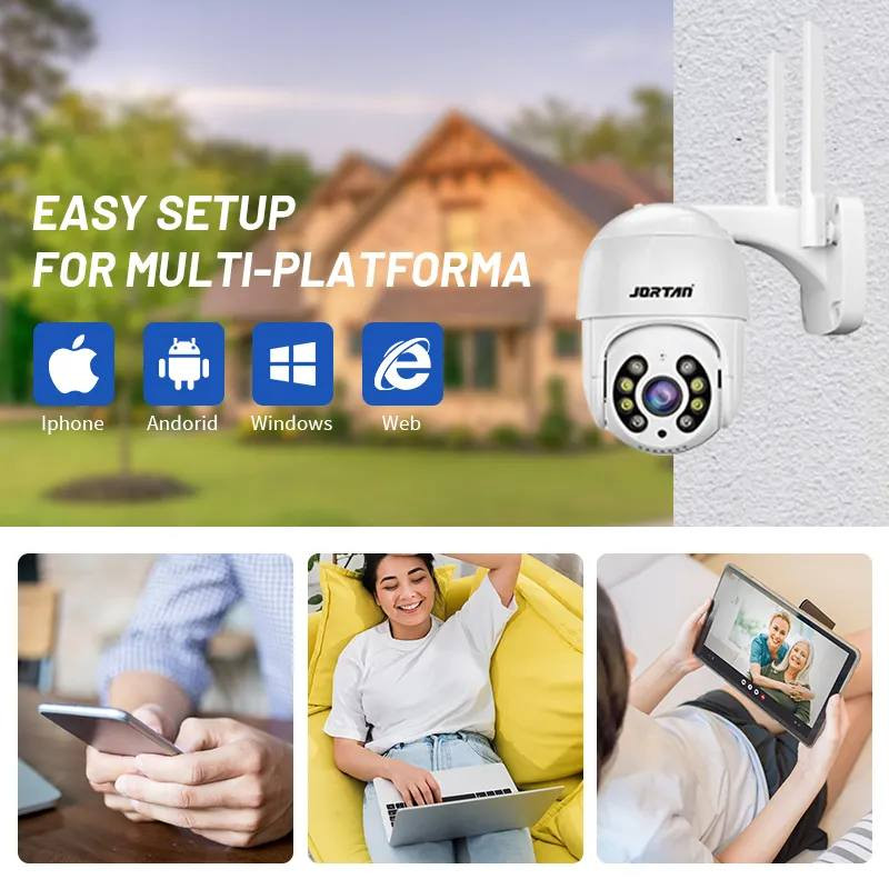 Kit de Surveillance Jortan NVR + 8 Caméras Externes 2MP en Tunisie