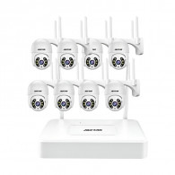 Kit de Surveillance Jortan NVR + 8 Caméras Externes 2MP