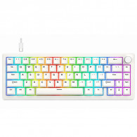 Clavier Gamer Mécanique Fantech ATOM X66 MK614 Blanc