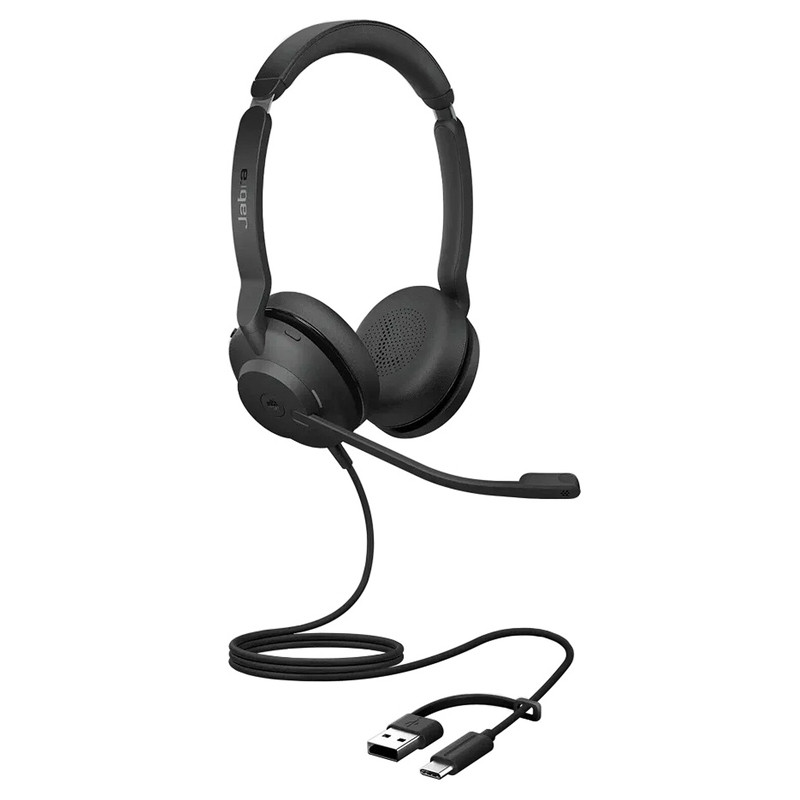 Micro Casque Bluetooth Jabra Evolve2 SE Noir En Tunisie