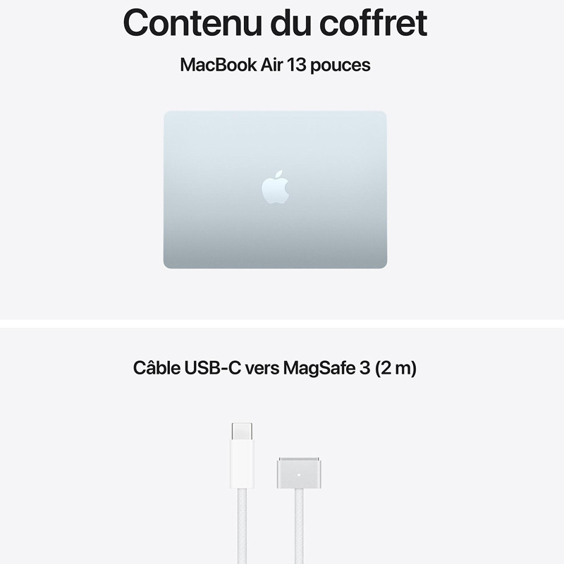 Apple MacBook Air M5 13" 16Go 1To SSD Bleu En Tunisie