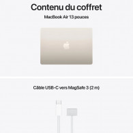 Apple MacBook Air M5 13" 16Go 1To SSD Starlight En Tunisie