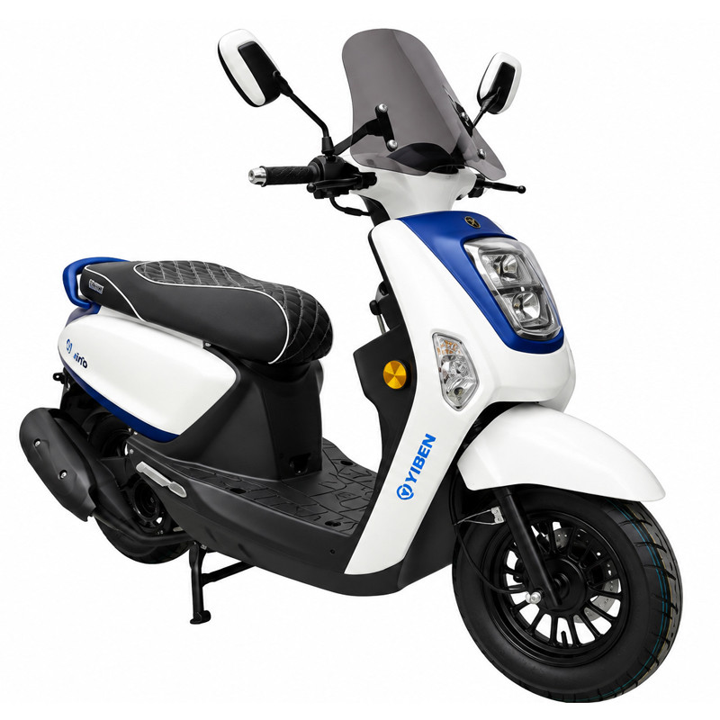 Moto A Essence Yiben 124cc Blanc & Bleu en Tunisie