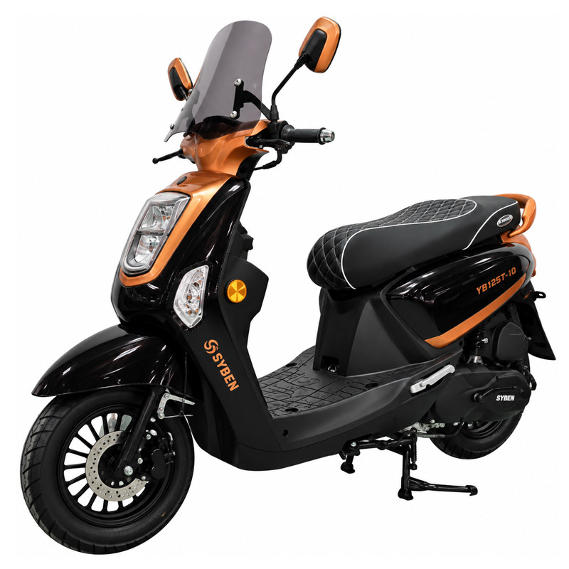 Moto A Essence Yiben 124cc Noir & Marron en Tunisie