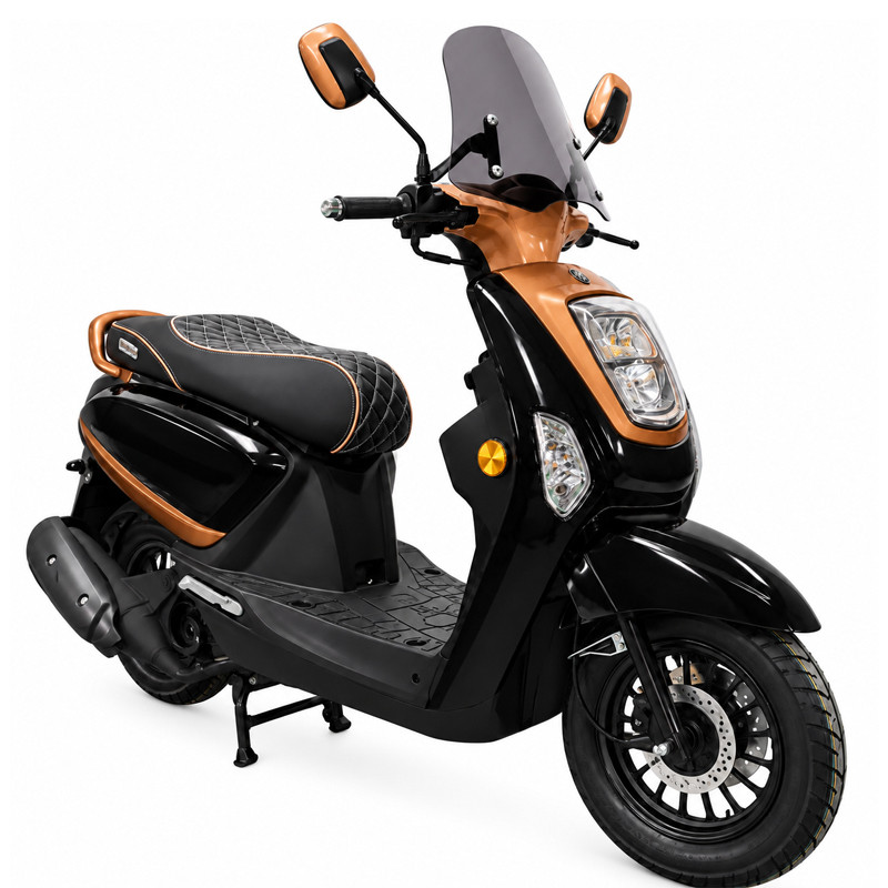 Moto A Essence Yiben 124cc Noir & Marron en Tunisie