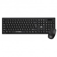 Ensemble Clavier Et Souris Sans Fil Mikuso KB-C019 PRO Noir en Tunisie