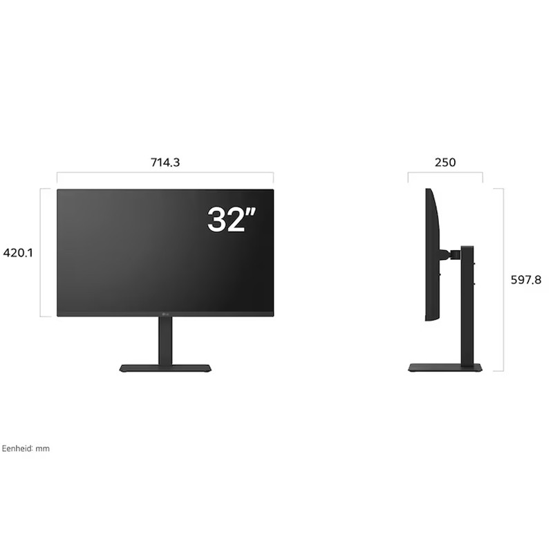 Ecran LG UltraFine 32U720A-B 32" UHD VA 60Hz Noir En Tunisie