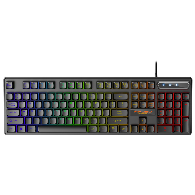 Clavier Gamer Mécanique Mikuso XK-601 RGB Noir en Tunisie