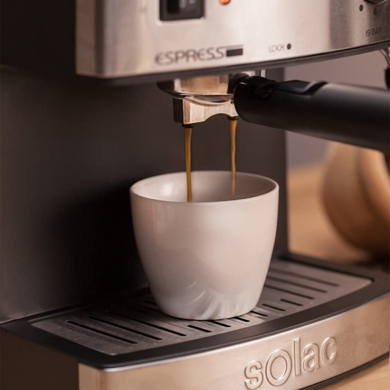Machine à Café SOLAC Expresso 19 bars - Inox
