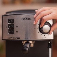 Machine à Café SOLAC Expresso 19 bars - Inox