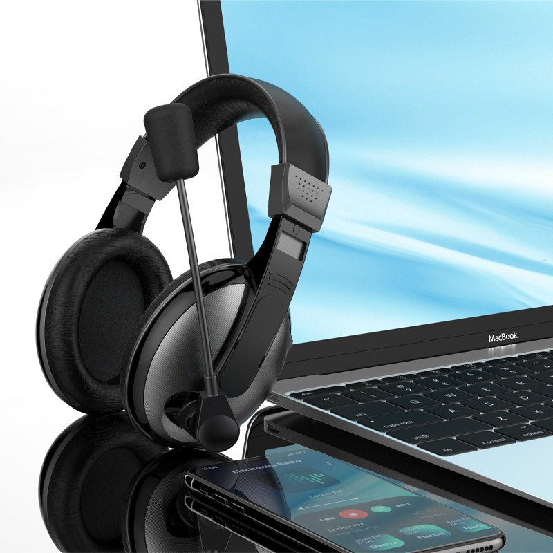 Micro Casque Gamer Mikuso HP-117 Noir en Tunisie