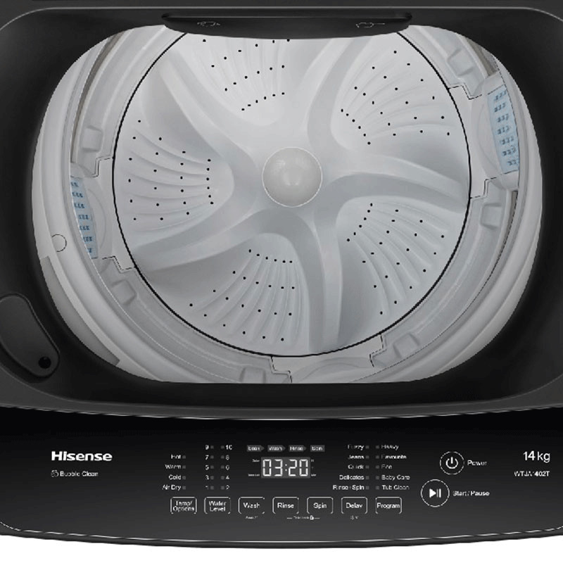 Machine à Laver Top Hisense WT3K1423UT 14Kg Silver en Tunisie