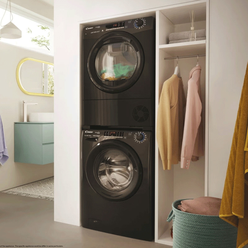 Sèche Linge Frontale Candy CROEC9TBEB-80 Smart 9KG Noir en Tunisie