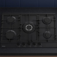 Plaque de Cuisson Encastrable Focus F8011BS 5 Feux 70cm Noir en Tunisie