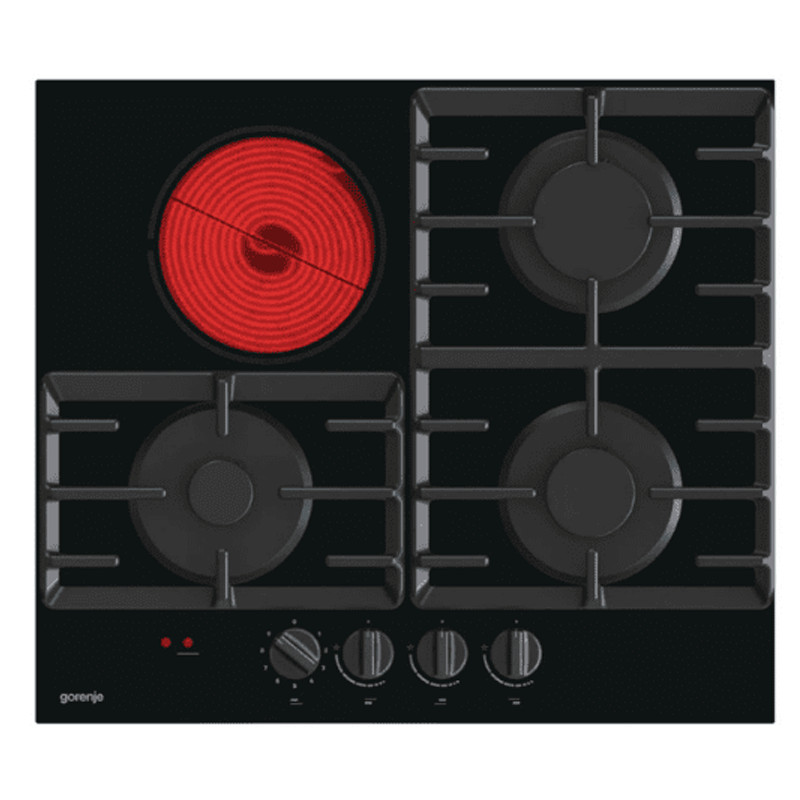 Plaque de Cuisson Mixte Gorenje GCE681BSC 4 Feux 60cm Noir en Tunisie