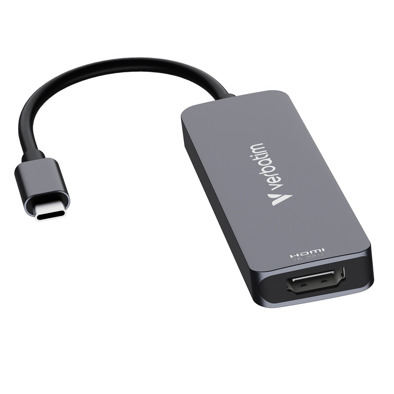 Hub USB Verbatim 032155 4 Ports Type-C Gris en Tunisie