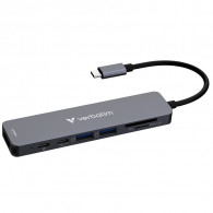 Hub USB Verbatim 032158 7 Ports Type-C Gris en Tunisie