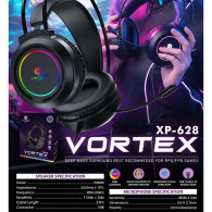 Micro Casque Gamer Mikuso Vortex XP-628 Noir EN Tunisie