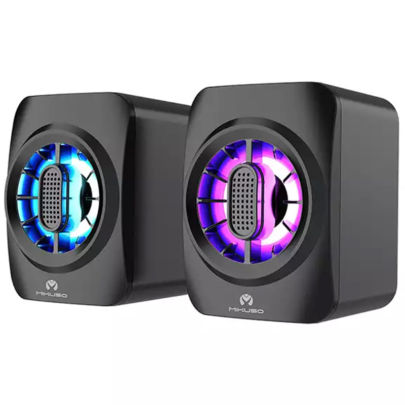 Haut Parleur Bluetooth Mikuso MS-054 RGB Noir EN tunisie
