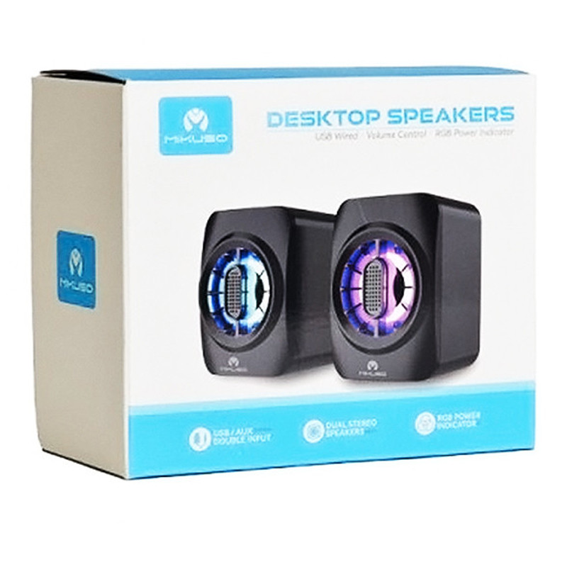 Haut Parleur Bluetooth Mikuso MS-054 RGB Noir EN tunisie