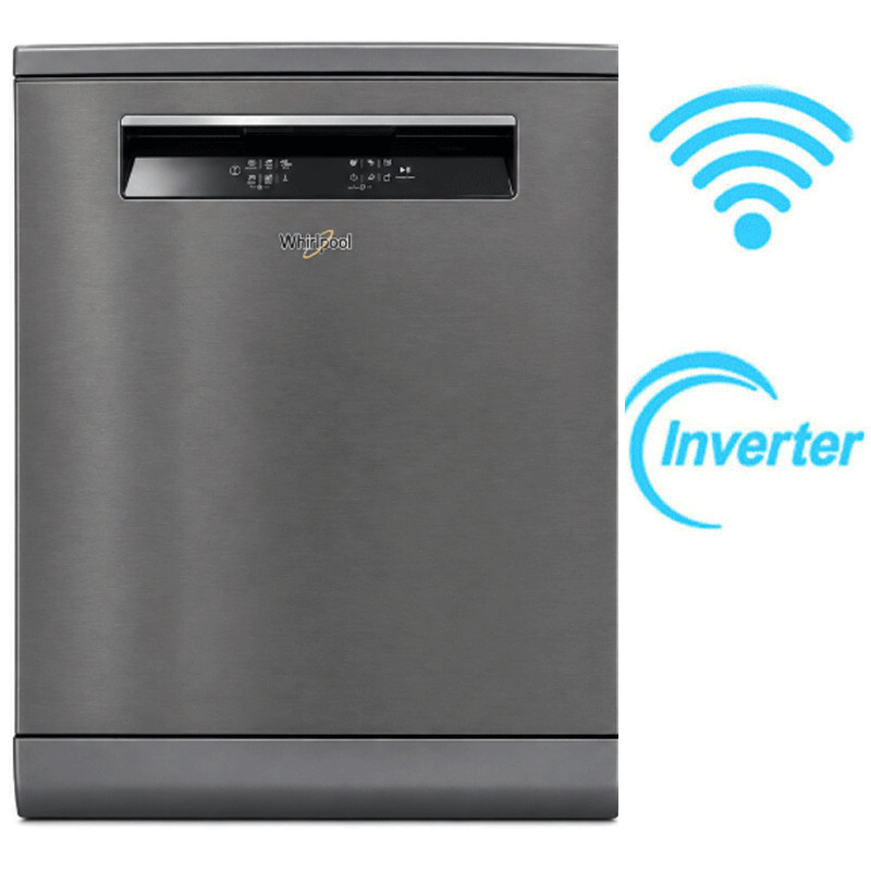 Lave Vaisselle Whirlpool WFD651DD3XBRNA Smart Inverter 15 Couverts Inox en Tunisie